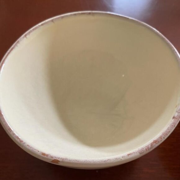 Vietri Cucina Fresca Set of 6 Cereal Bowls Crema Color - Picture 2 of 4